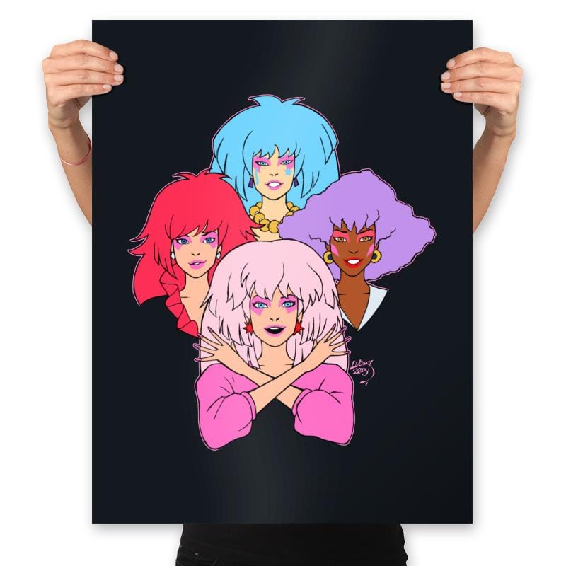 Hologram Rhapsody - Prints Posters RIPT Apparel 18x24 / Black