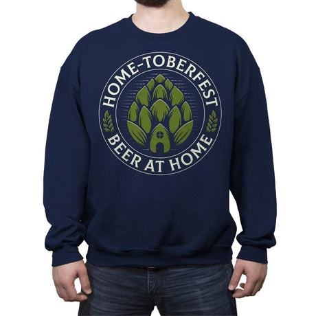 Home-toberfest - Crew Neck Sweatshirt Crew Neck Sweatshirt RIPT Apparel Small / Navy