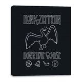 Honk Horrible Goose - Canvas Wraps Canvas Wraps RIPT Apparel 16x20 / Black