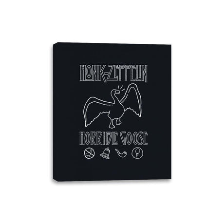 Honk Horrible Goose - Canvas Wraps Canvas Wraps RIPT Apparel 8x10 / Black