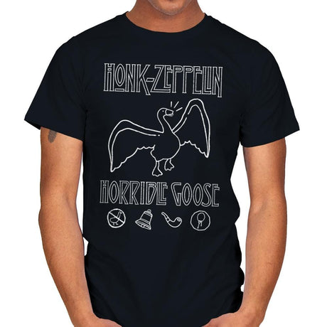 Honk Horrible Goose - Mens T-Shirts RIPT Apparel Small / Black