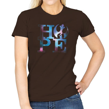 HOPE Exclusive - Womens T-Shirts RIPT Apparel Small / Dark Chocolate