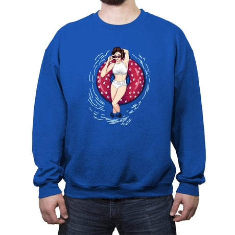 Hope Floats - Crew Neck Sweatshirt Crew Neck Sweatshirt RIPT Apparel Small / Royal