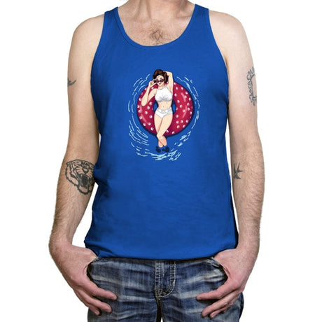 Hope Floats - Tanktop Tanktop RIPT Apparel X-Small / True Royal