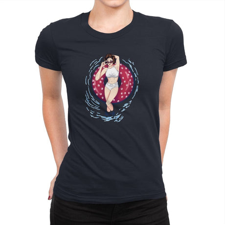 Hope Floats - Womens Premium T-Shirts RIPT Apparel Small / Midnight Navy