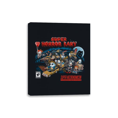 Horrific Kart - Best Seller - Canvas Wraps Canvas Wraps RIPT Apparel 8x10 / Black