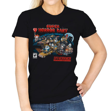 Horrific Kart - Best Seller - Womens T-Shirts RIPT Apparel Small / Black