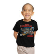 Horrific Kart - Youth T-Shirts RIPT Apparel X-small / Black