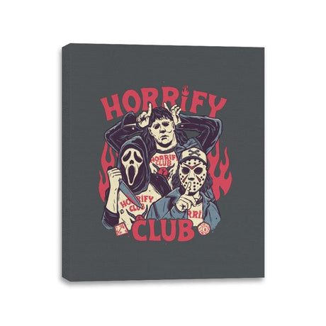 Horrify Club - Canvas Wraps Canvas Wraps RIPT Apparel 11x14 / Charcoal