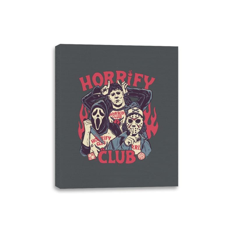 Horrify Club - Canvas Wraps Canvas Wraps RIPT Apparel 8x10 / Charcoal