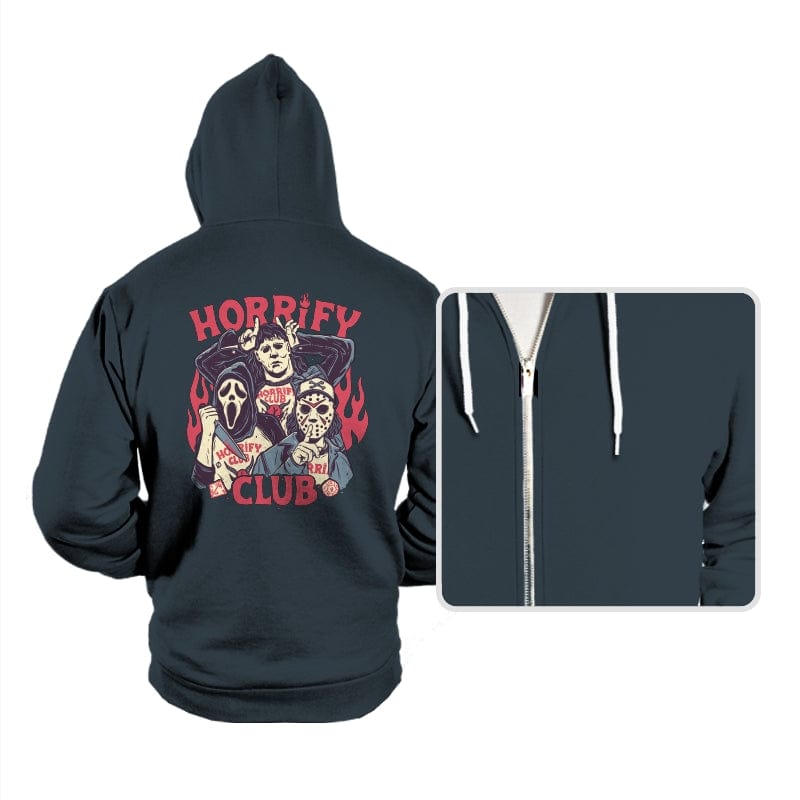 Horrify Club - Hoodies Hoodies RIPT Apparel Small / Dark Gray