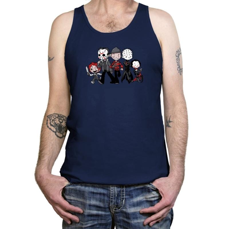 Horror BFFs - Tanktop Tanktop RIPT Apparel X-Small / Navy