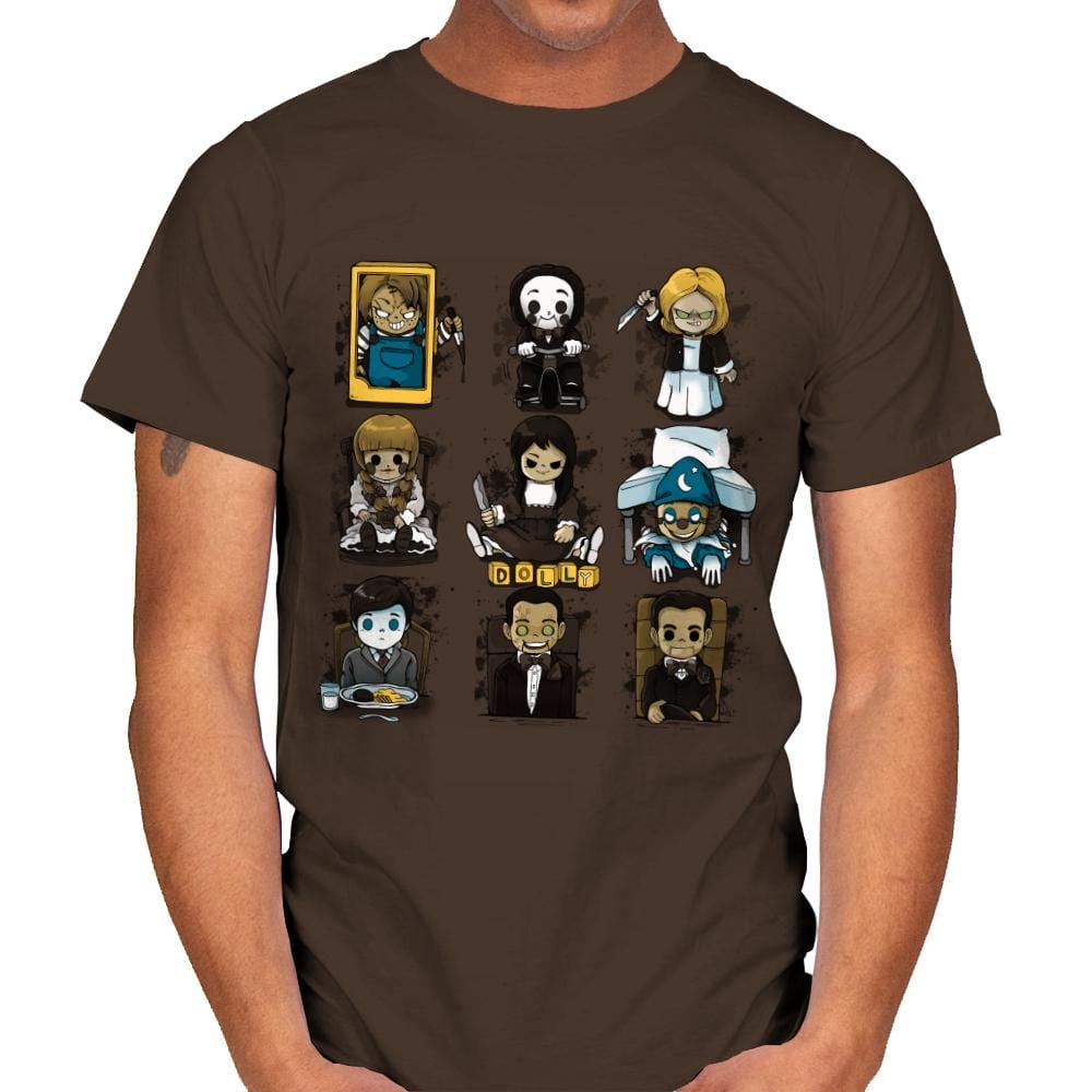 Horror Dolls - Mens T-Shirts RIPT Apparel Small / Dark Chocolate