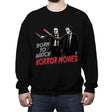 Horror Duo - Crew Neck Sweatshirt Crew Neck Sweatshirt RIPT Apparel Small / Black