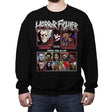 Horror Fighter - Crew Neck Sweatshirt Crew Neck Sweatshirt RIPT Apparel Small / Black