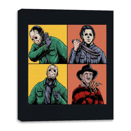 Horror Meme - Canvas Wraps Canvas Wraps RIPT Apparel 16x20 / Black