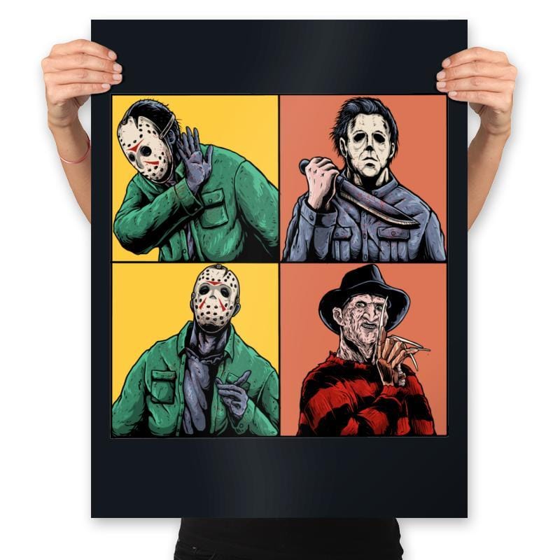 Horror Meme - Prints Posters RIPT Apparel 18x24 / Black