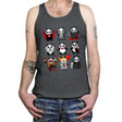 Horror Panda - Tanktop Tanktop RIPT Apparel X-Small / Asphalt