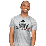 Horror Park - Mens T-Shirts RIPT Apparel Small / Silver