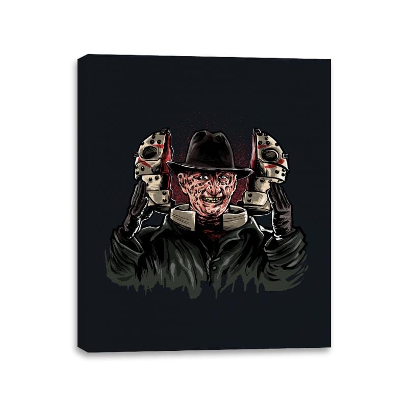 Horror Recall - Canvas Wraps Canvas Wraps RIPT Apparel 11x14 / Black