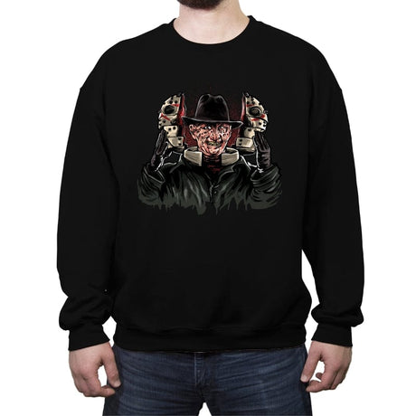 Horror Recall - Crew Neck Sweatshirt Crew Neck Sweatshirt RIPT Apparel Small / Black