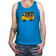 Horror School Bus - Tanktop Tanktop RIPT Apparel X-Small / Teal