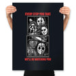 Horror Watching You - Prints Posters RIPT Apparel 18x24 / Black