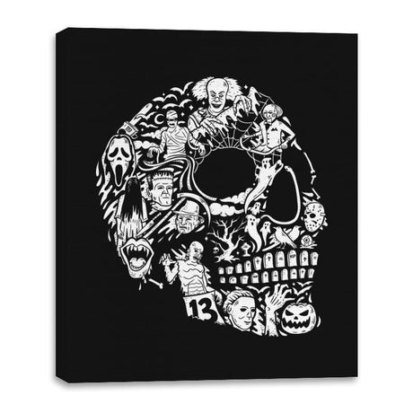 Horroween - Canvas Wraps Canvas Wraps RIPT Apparel 16x20 / Black