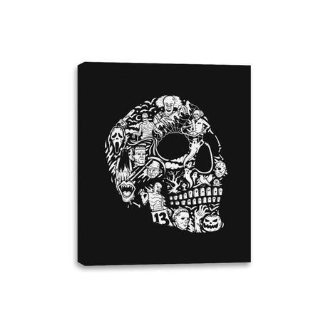 Horroween - Canvas Wraps Canvas Wraps RIPT Apparel 8x10 / Black