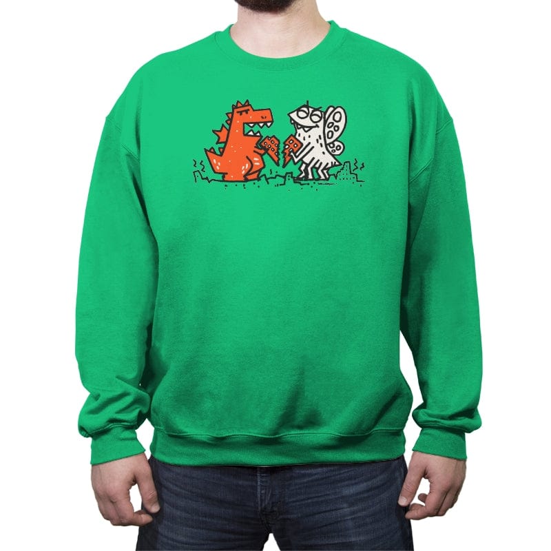 Hostilla - Love Chaos - Crew Neck Sweatshirt Crew Neck Sweatshirt RIPT Apparel Small / Irish Green