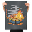 Hot Ramen - Prints Posters RIPT Apparel 18x24 / Charcoal