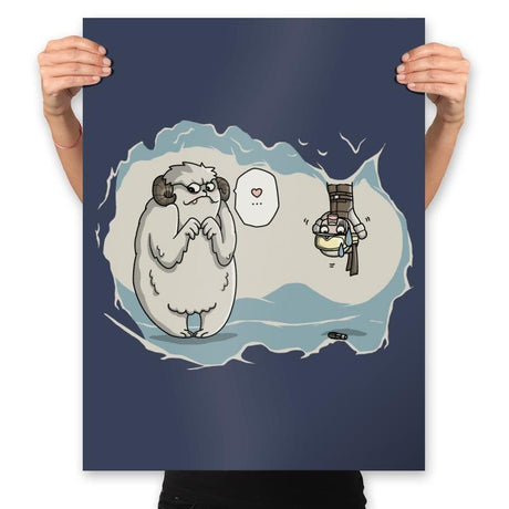 Hoth in Here - Prints Posters RIPT Apparel 18x24 / Navy