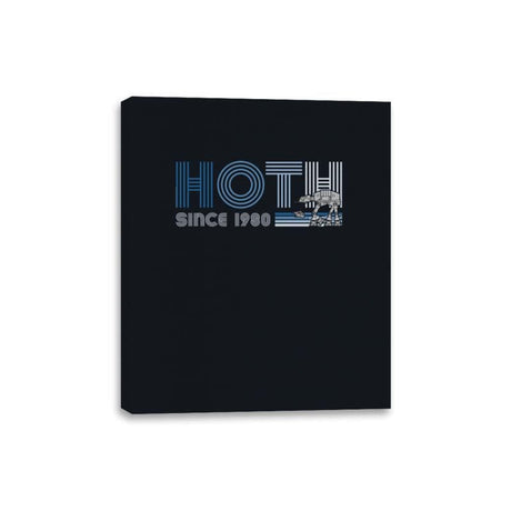 Hoth Since 1980 - Canvas Wraps Canvas Wraps RIPT Apparel 8x10 / Black