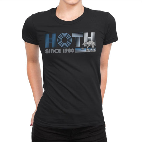 Hoth Since 1980 - Womens Premium T-Shirts RIPT Apparel Small / Black