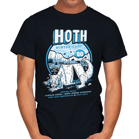 Hoth Winter Camp - Mens T-Shirts RIPT Apparel Small / Black