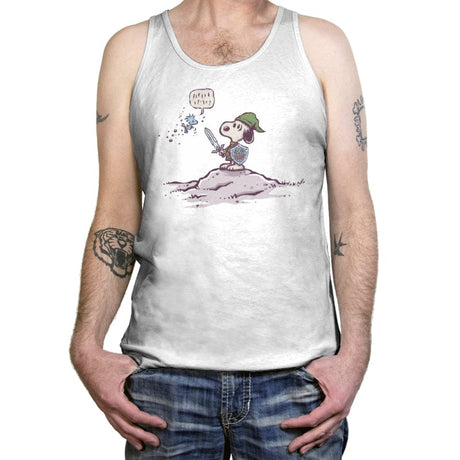 Hound of Hyrule - Tanktop Tanktop RIPT Apparel X-Small / White