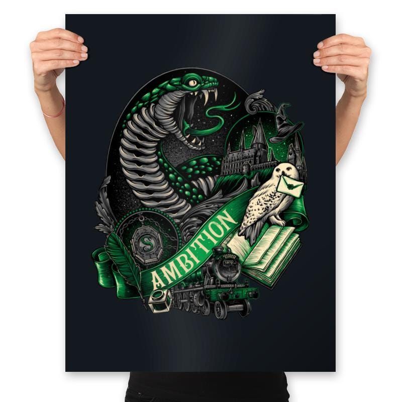 House of Ambition  - Prints Posters RIPT Apparel 18x24 / Black