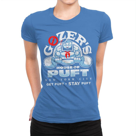 House of Puft - Best Seller - Womens Premium T-Shirts RIPT Apparel Small / Tahiti Blue