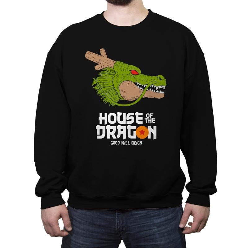 House of the dragon - Crew Neck Sweatshirt Crew Neck Sweatshirt RIPT Apparel Small / Black