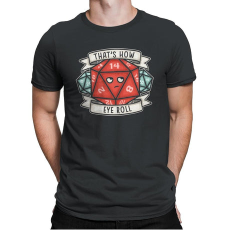 How Eye Roll - Mens Premium T-Shirts RIPT Apparel Small / Heavy Metal