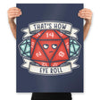 How Eye Roll - Prints Posters RIPT Apparel 18x24 / Navy