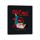 How to Cast Out the Devil - Canvas Wraps Canvas Wraps RIPT Apparel 11x14 / Black