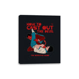 How to Cast Out the Devil - Canvas Wraps Canvas Wraps RIPT Apparel 8x10 / Black