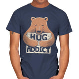 Hug Addict - Mens T-Shirts RIPT Apparel Small / Navy