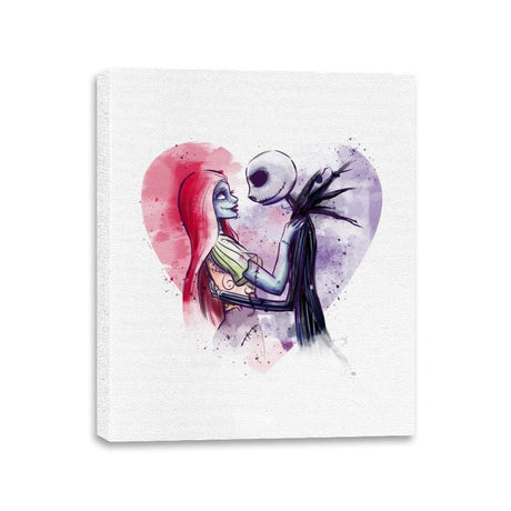 Hug in the Dark - Canvas Wraps Canvas Wraps RIPT Apparel 11x14 / White