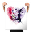 Hug in the Dark - Prints Posters RIPT Apparel 18x24 / White