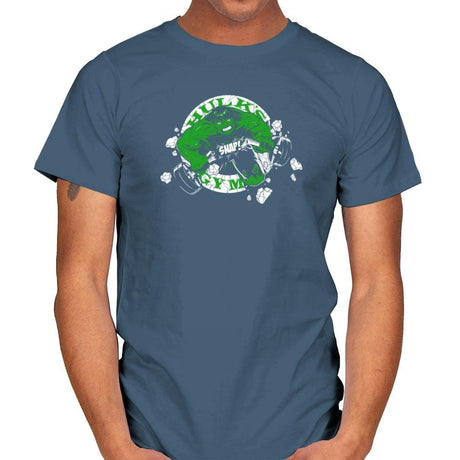 Hulk's Gym Exclusive - Mens T-Shirts RIPT Apparel Small / Indigo Blue