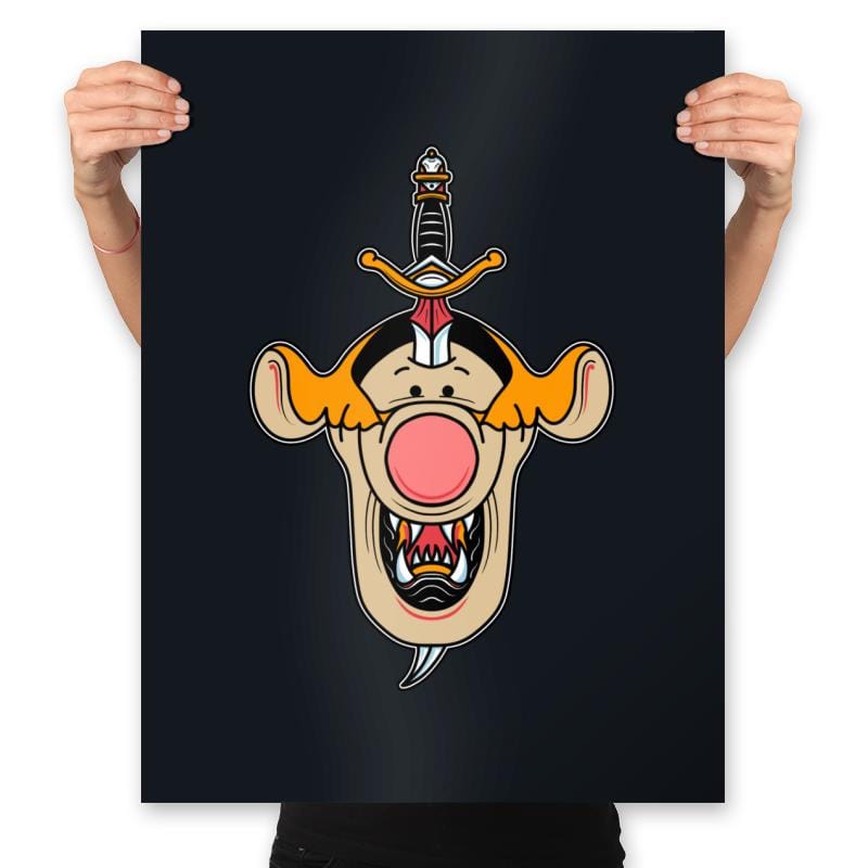 Hundred Acre Dagger - Prints Posters RIPT Apparel 18x24 / Black