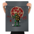 Hungry Graffiti - Prints Posters RIPT Apparel 18x24 / Charcoal