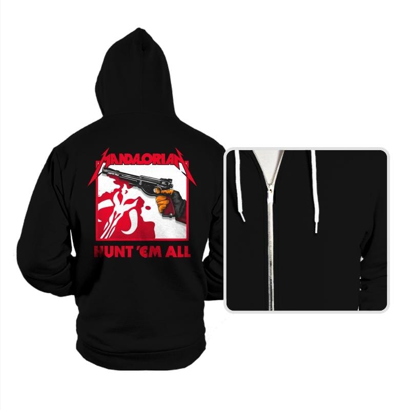 Hunt 'Em All - Hoodies Hoodies RIPT Apparel Small / 151515